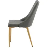ebuy24 Leone Esszimmerstuhl Dunkelgrau