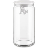 Alessi Küchendose Gianni 1400 ml Glas Weiß