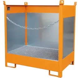 Bauer Südlohn Fass-Stapelpalette FSP-2 G, lackiert, Gelborange