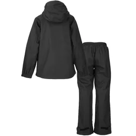Weather Report Regenanzug 2er Set Jagger Jr AWG Rain", mit wasser- und winddichter Ausstattung 1001 Black 152, schwarz,