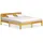 vidaXL Massivholzbett 180 x 200 cm Brown