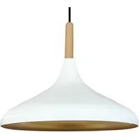 Bamyum Bamyum, Pendelleuchte, Champion Pendelleuchte Holz Weiss (E27)