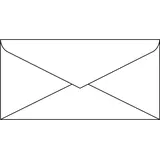 Sigel Briefumschläge DIN lang ohne Fenster weiß nassklebend 50 St.