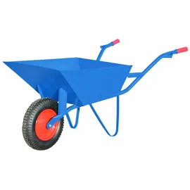 Awtools Bauschubkarre 85 l Blau