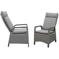 Bellavista - Home & Garden® bellavista® Sessel-Set 'Dallas' grau