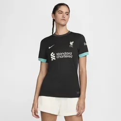 Liverpool FC 2024/25 Stadium Away Nike Dri-FIT Replica Fußballtrikot (Damen) - Schwarz, XL (EU 48-50)