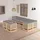 vidaXL Garten-Lounge-Set 8-tlg. grau/beige