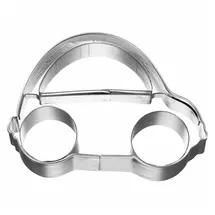 RBV Birkmann Birkmann Ausstechform Käfer-Auto, 6,5 cm, Kunststoff, Grau, 5 x 3 x 2 cm