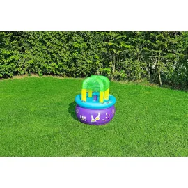 BESTWAY Wasserspieltisch Lil' Learn Lab 76 x 76 x 88 cm mit integriertem Wassersprinkler