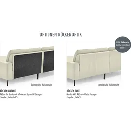 die planbar Ecksofa DIE PLANBAR "PN-EM23166 L-Form", gelb (kurkuma), B:261cm H:80cm T:235cm, Sofas, Ecksofa, optional mit Kopfteilverstellung und Stauraum