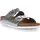 Birkenstock Arizona Weichbettung Naturleder schmal metallic silver 36