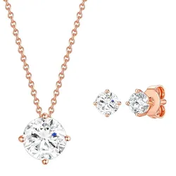 Rafaela Donata Schmuckset Rosévergoldet mit Kristallen von Swarovski® Schmuck-Set   Damen 