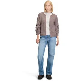 Cartoon Strick-Cardigan mit Taschen