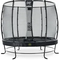 EXIT TOYS EXIT Elegant Premium Trampolin ø253cm mit Deluxe Sicherheitsnetz schwarz