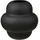 House Nordic Vase Schwarz 21 cm | (H)20 x 21 Gr.: onesize