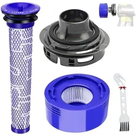 kiimsin Ortviai Ersatz-hepa-filter für Dyson V7 V8 Staubsauger Lila/weiß