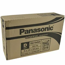 Panasonic 24 x Panasonic Batterien 1,5 Volt R20 Batterie