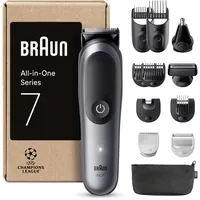 Braun All-in-One Series 7, 12-in-1 Groomingset, ProBlade, Nasenhaartrimmer, AutoSense,