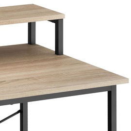 Tectake Schrebitisch Thornton 120 x 60 x 110 cm - Braun