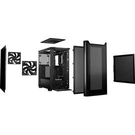 be quiet! Pure Base 501 Airflow Schwarz Midi Tower Gaming Gehäuse