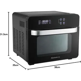 Melchioni Heißluftfritteuse 24L 1700W schwarz