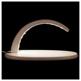 Seiffener Volkskunst eG Seiffener Volkskunst Leuchterbogen weiß LED-beleuchtet ohne Bestückung