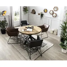 SIT Möbel SIT Spiegel »PANAMA«, BxH: 35 x 35 cm, sechseckig | braun