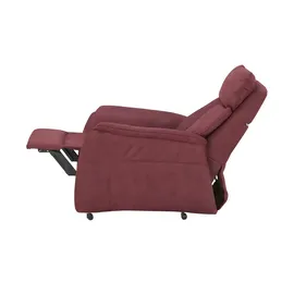 Hukla Relaxsessel Pascal Mikrofaser 77 x 102 x 90 cm Rot elektrisch