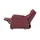 Hukla Relaxsessel Pascal Mikrofaser 77 x 102 x 90 cm Rot elektrisch