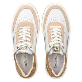 Nero Giardini Sneaker Damen Weite E Beige/Braun/Weiß 36