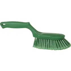 Vikan Ergonomische Handbürste, weich/gesplisst 41672 , Farbe: grün