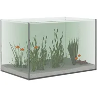 vidaXL Aquarium 25 l mit Speicher Transparent/Weiß