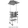 Schneider Grillgeräte Schneider Fahrbarer Vertikalgrill Mit Dach Gesundheitsgrill 4-fach Edelstahl 66 Cm Breit Grillspieß