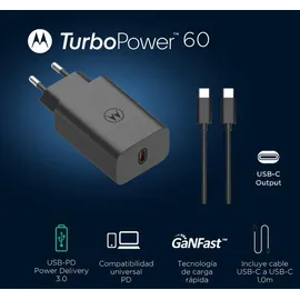Motorola TurboPower 68W Charger USB-PD 3.0 GaN incl. USB-C Kabel