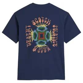 Scotch & Soda Front & Back Artwork Tee blau XL