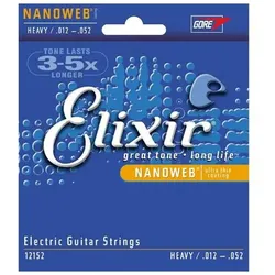 Elixir 12152 Nanoweb Heavy 012 -052 Gitarrensaiten
