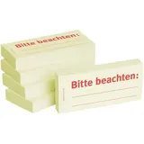 BIZSTIX Haftnotizen "Bitte beachten" gelb 5 Stück