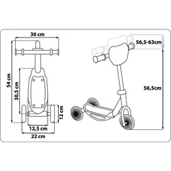 Frozen 3-Rad-Baby-Scooter