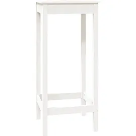 vidaXL Bartisch 50 x 50 x 110 cm Weiß