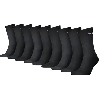 Puma Sportsocken Regular Crew Socken Sport 9-Pack schwarz - 39-42