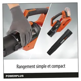 Powerplus Akku-Laubbläser 40 V ohne Akku