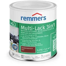Remmers Multi-Lack 3in1 Skandinavisch Rot 0,375 l