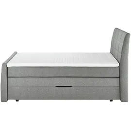Möbel Kraft Boxspringbett 188 x 124 cm Grau