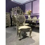Polsterstuhl Luxus Sessel Stuhl Stühle Wohnzimmer Esszimmer Lehnstuhl Barock neu