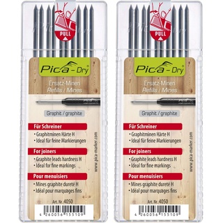 Pica Ersatzminen-Set Dry für Tischler Inhalt 20 Stück