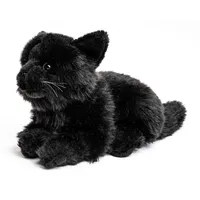 Uni-Toys - Katze schwarz, liegend - 20 cm (Länge)