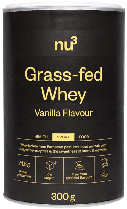 nu3 Grass-Fed Whey Vanille 300 g Poudre