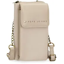 Pepe Jeans Morgan Umhängetasche Kunstleder Beige