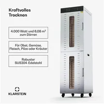 Klarstein Dörrautomat Silber