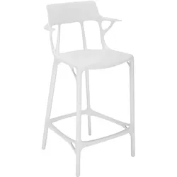 Kartell A.I. Barhocker recyceltes Material - Weiß